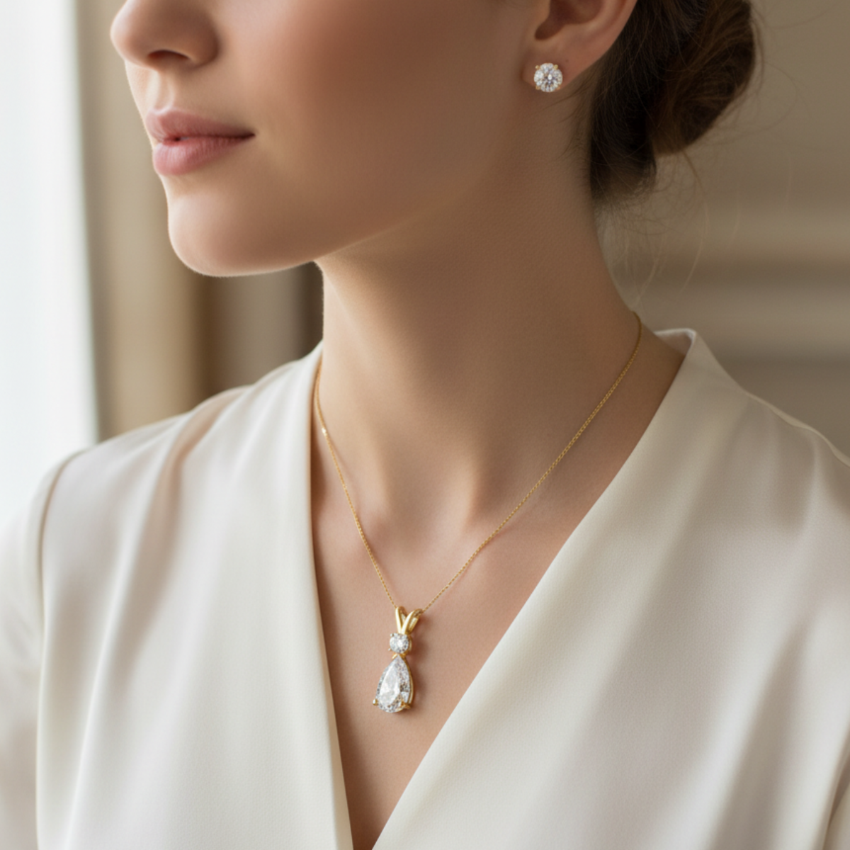 Diamond Jewellery Set