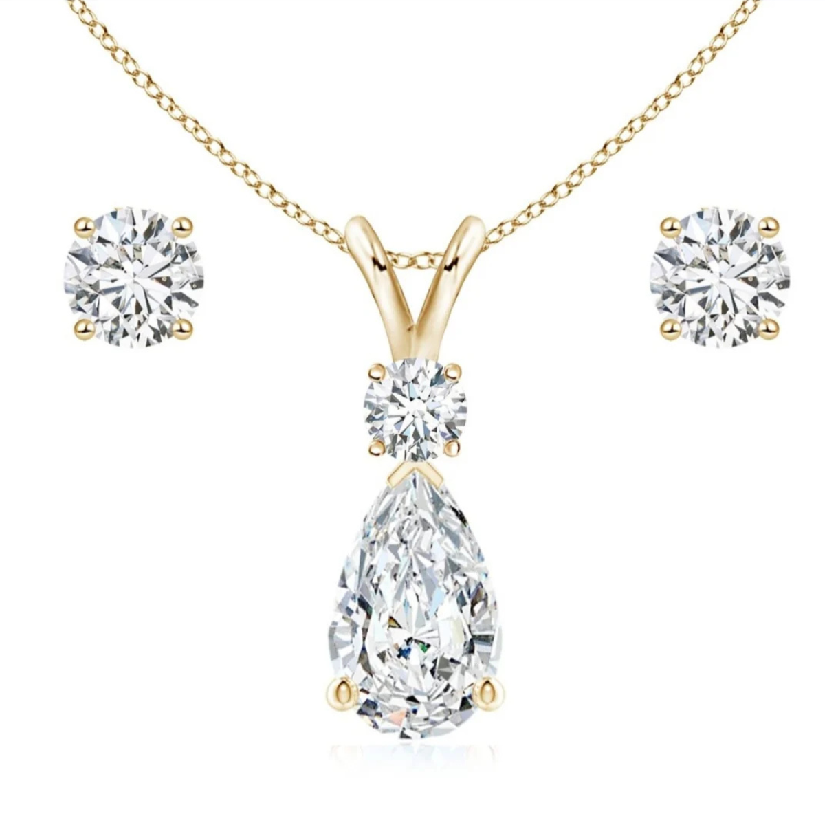 Diamond Jewellery Set