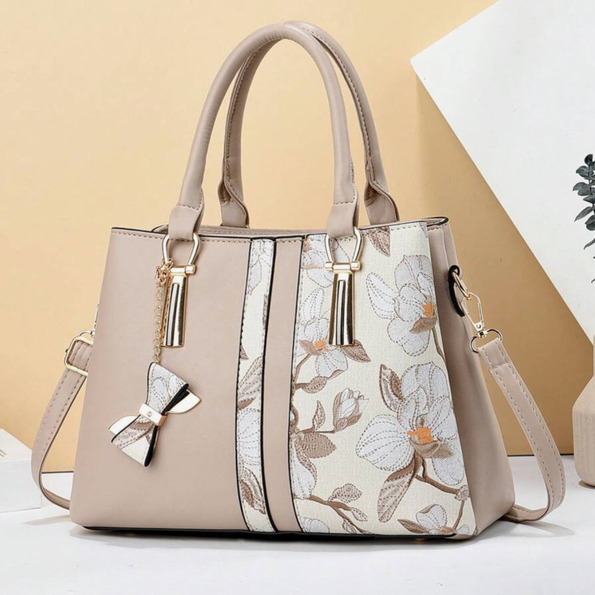 Blossom Luxe Structured Tote